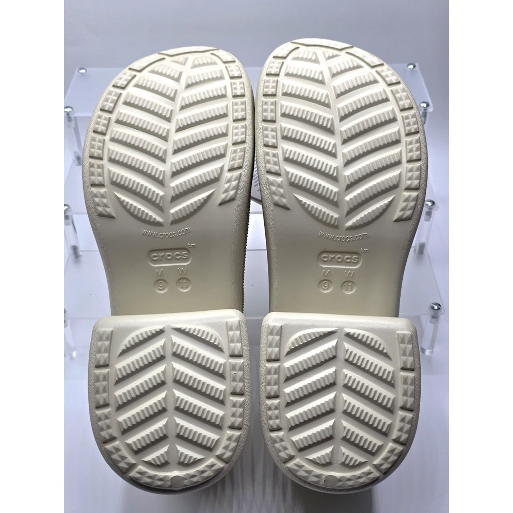 CROCS Platform Clogs in Cream - Picture 3 of 6